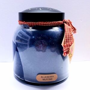 BLUEBERRY MUFFINS -A Cheerful Giver- Papa Jar Scented Candle, 34 oz